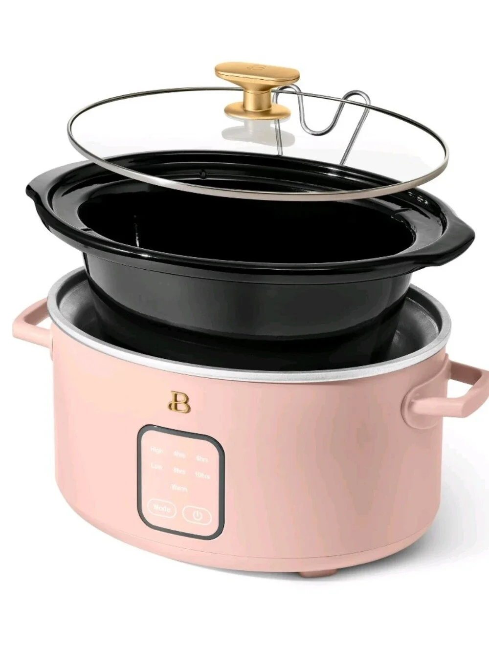NEW Beautiful by Drew Barrymore 4-Qt Programmable Slow Cooker – ROSE